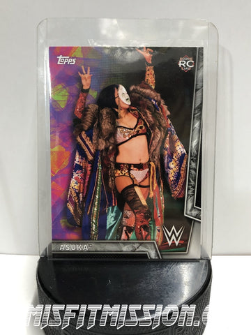 WWE TOPPS 2018 #3 Asuka Rookie Card - The Misfit Mission Collectables -Trading Cards - TOPPS - Asuka - Divas - Rookie Cards