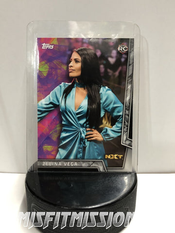 WWE TOPPS 2018 #46 Zelina Vega Rookie Card - The Misfit Mission Collectables -Trading Cards - TOPPS - Divas - NXT - Rookie Cards