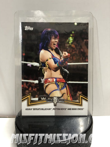 WWE TOPPS 2018 NXT-2 Asuka - The Misfit Mission Collectables -Trading Cards - TOPPS - Asuka - Divas - NXT