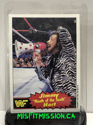 WWE/WWF O-Pee-Chee 1985 #41 Jimmy Mouth of The South Hart