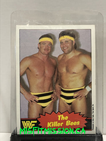 WWE/WWF O-Pee-Chee 1985 #34 Jumpin' Jim Brunzel B. Brian Blair