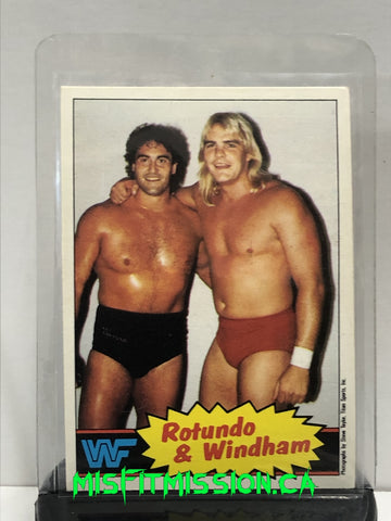 WWE/WWF O-Pee-Chee 1985 #18 Mike Rotundo & Berry Windham