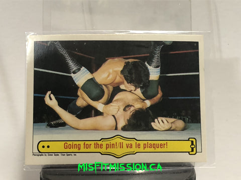 WWE/WWF O-Pee-Chee 1985 #52 Tito Santana Going For the Pin