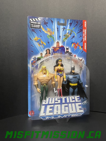 Justice League Unlimited Aquaman, Wonder Woman, Batman (New)