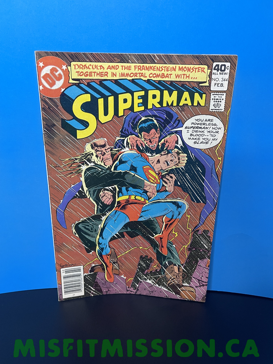 DC Comics 1980 Superman #344 – The Misfit Mission Collectables