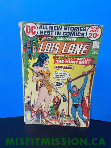 DC Comics 1972 Lois Lane #124 Lois Lane Battles The Hunters