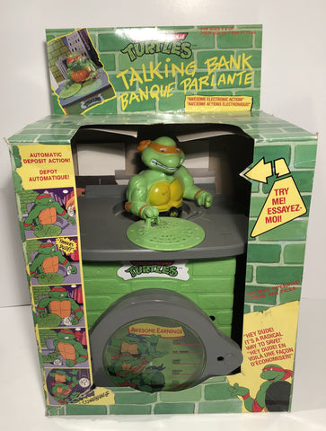 TMNT Vintage Talking Bank (RARE) - The Misfit Mission Collectables -TMNT - Think Way - Collectables - -