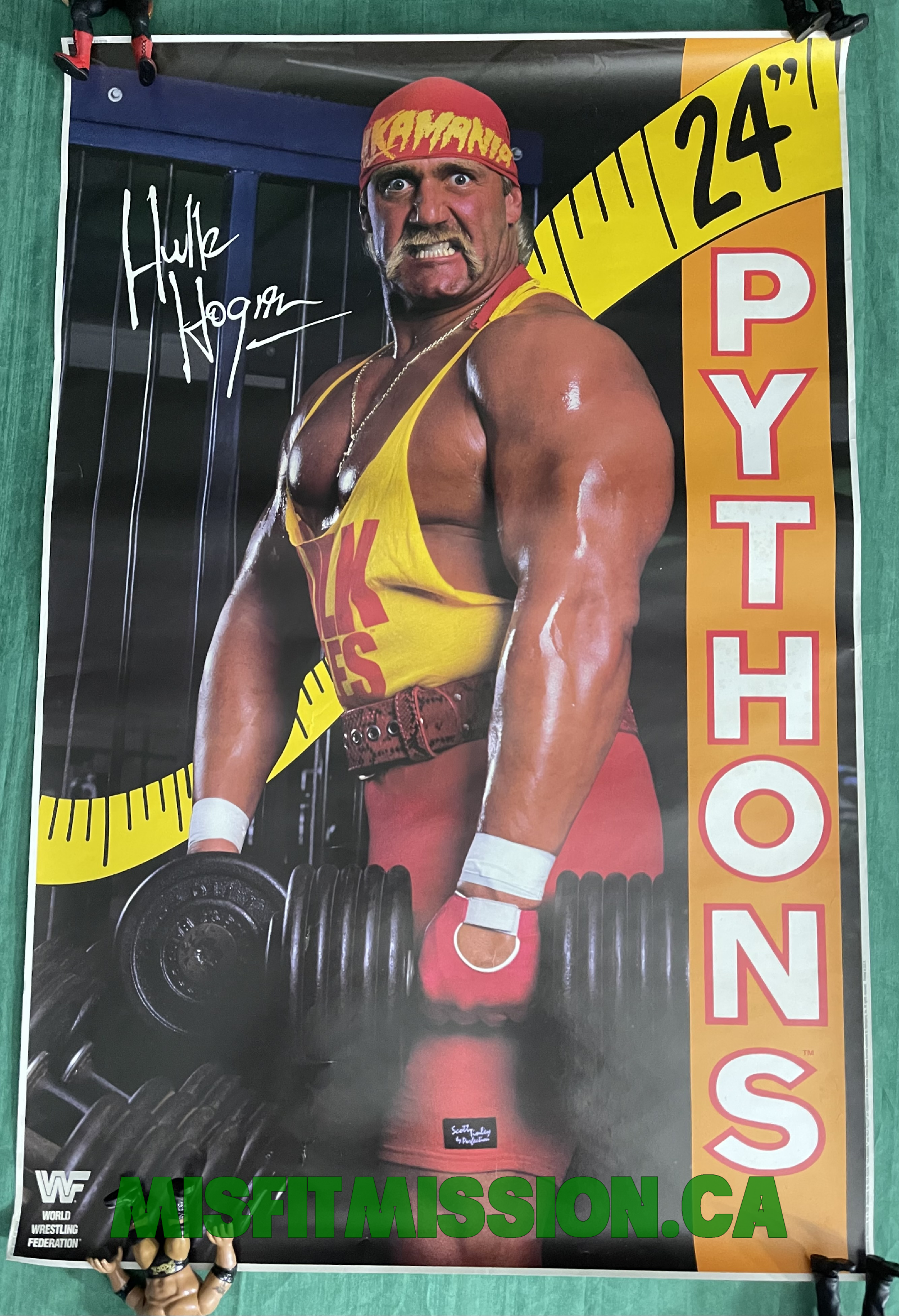Rare Vintage 1989 WWF/WWE Hulk Hogan 24