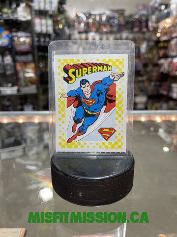 DC Comics 1987 Card back Tradings Card Super-Man #1