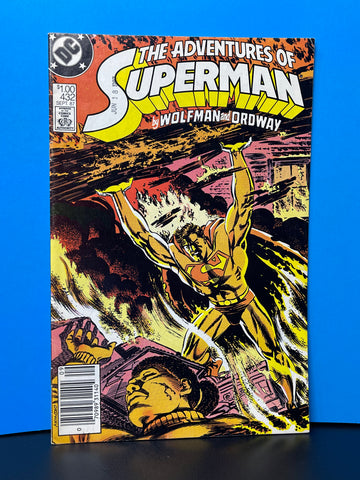 DC Comics September 1987 The Adventures of Superman #432 Newsstand Edition