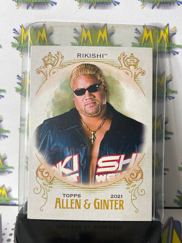 2021 WWE Topps Allen and Ginter The World Champions Rikishi AG17