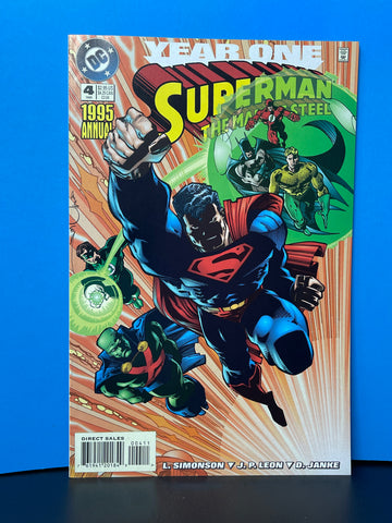 DC Comics 1995 Annual Superman The Man of Steel 4 Year One