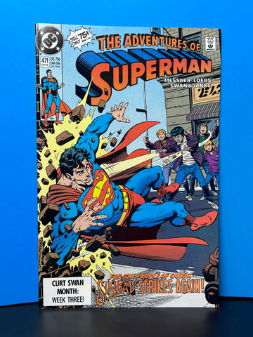 DC Comics October 1990 The Adventures of Superman #471