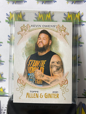 2021 WWE Topps Allen and Ginter The World Champions Kevin Owens AG12