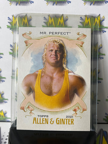 2021 WWE Topps Allen and Ginter The World Champions Mr. Perfect AG13