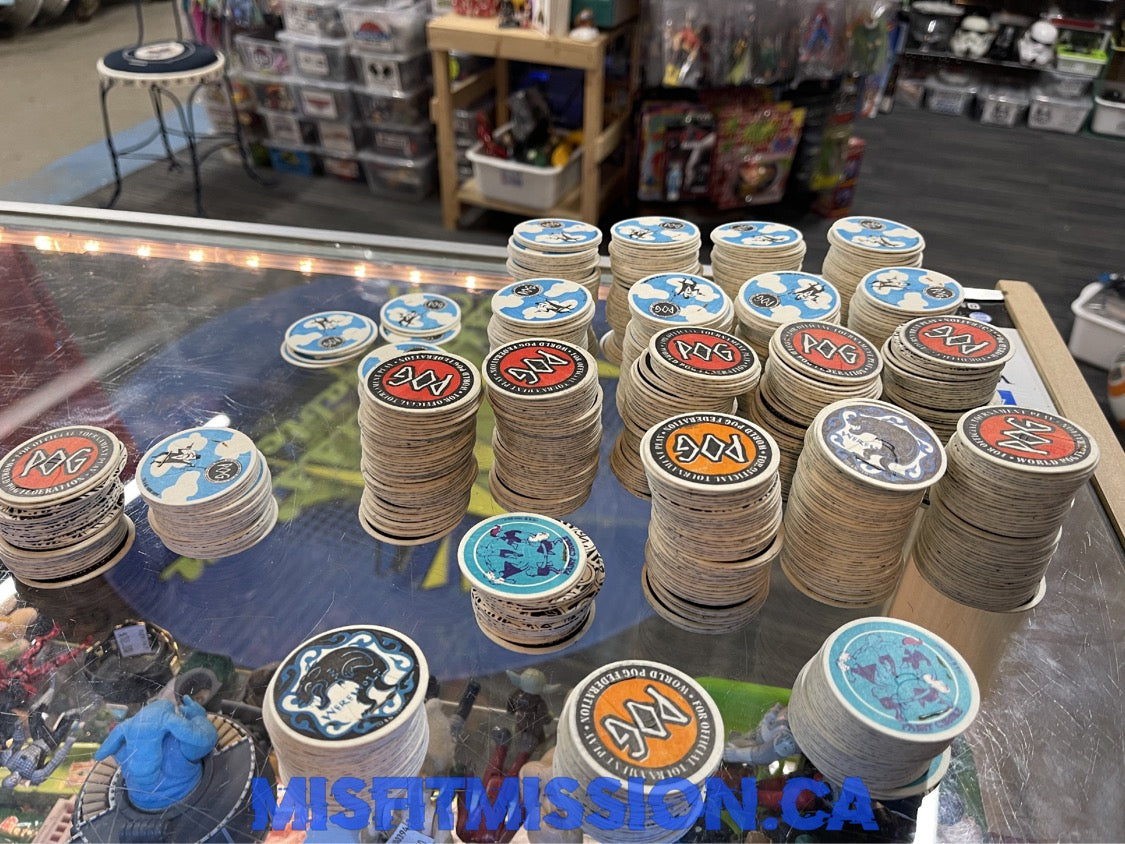 1995 POGS Milk Caps Pack of 10 – The Misfit Mission Collectables