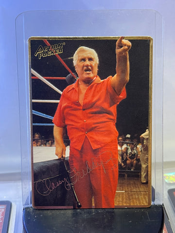 WWF WWE 1994 Action Packed Classy Freddy Blassie Signature Card