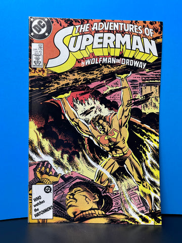 DC Comics September 1987 The Adventures of Superman #432 Direct Edition