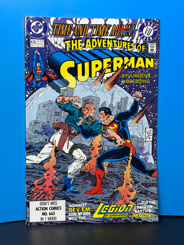 DC Comics May 1991 The Adventures of Superman #478