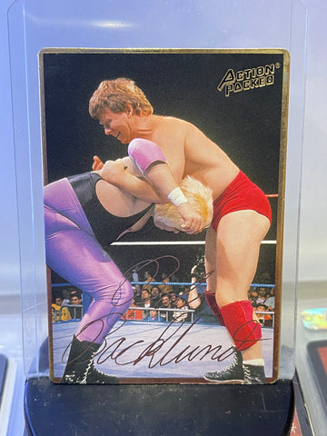 1994 WWF WWE Action Packed Bob Backlund Signature Card