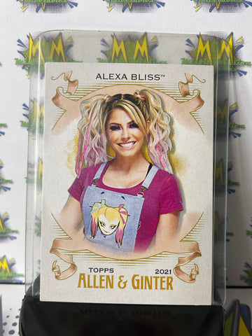 2021 WWE Topps Allen and Ginter The World Champions Alexa Bliss AG2