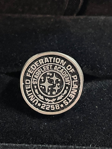 Sideshow Toys Star Trek Into Darkness Starfleet Academy Ring Prop Quantum Mechanix